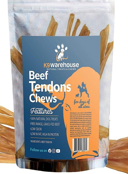 K9warehouse Beef Tendon Chews Dog Chew Treats, 12 count slide 1 of 8