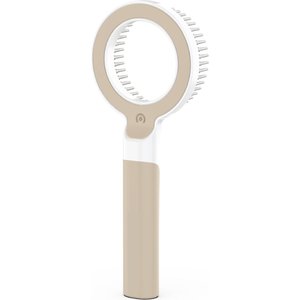Pet Life WAGNIFY 360 Degree & Multi-Directional Modern Grooming Dog & Cat Rake Comb, Brown