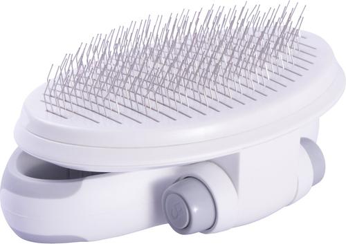 Show full view: Pet Life Gyrater Travel Self-Cleaning Swivel Grooming Slicker Dog & Cat Brush slide 4 of 7