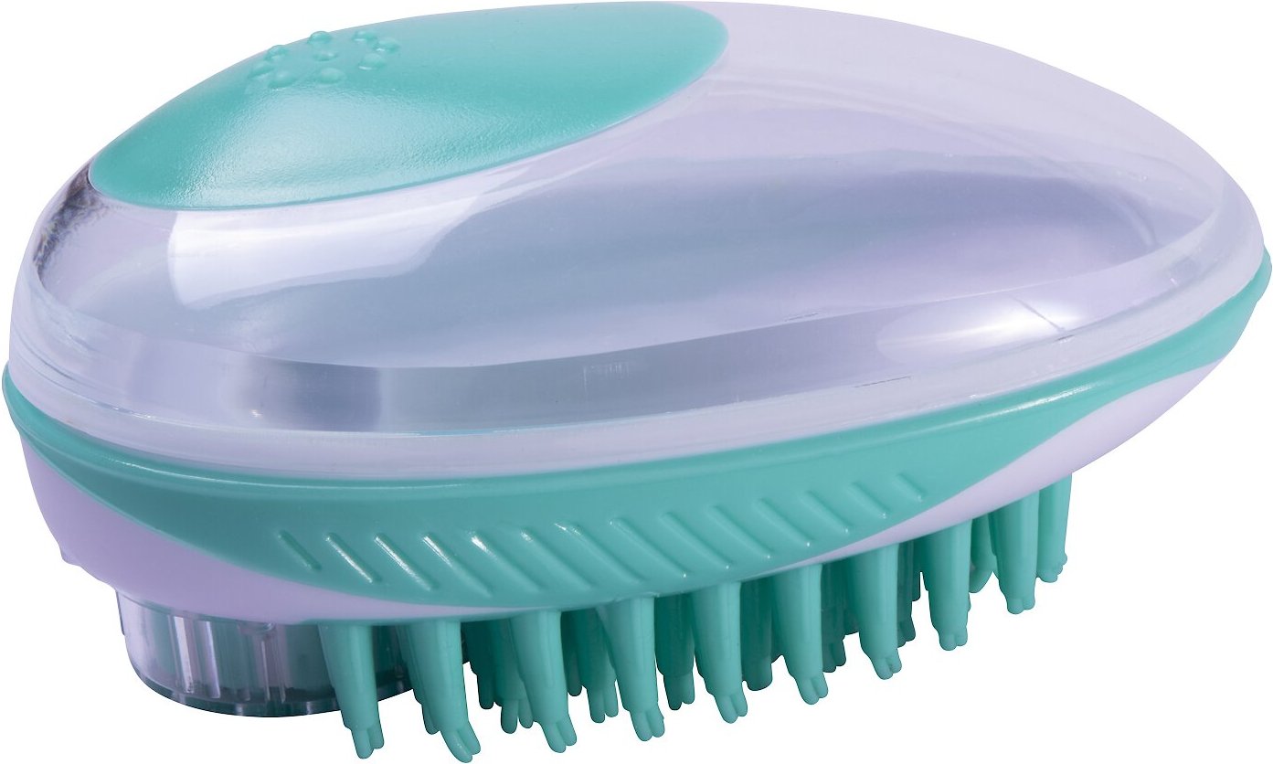 Pet Life Scwubba Bathing Brushing & Massaging Soft Flexible Grooming Dog & Cat Comb