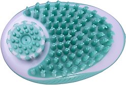 Pet Life Swasher Shampoo Dispensing Massage & Bathing Dog & Cat Brush slide 2 of 9