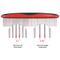 Show in main carousel: Pet Life Grip Ease Wide & Narrow Tooth Grooming Dog & Cat Comb, Red slide 1 of 2