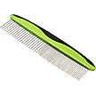 Show in main carousel: Pet Life Grip Ease Wide & Narrow Tooth Grooming Dog & Cat Comb, Green slide 2 of 5