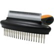 Show in main carousel: Pet Life Flex Series 2-in-1 Dual-Sided Grooming Undercoat Dog & Cat Rake & Deshedding Tool, Green slide 1 of 2