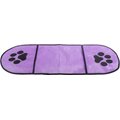 Pet Life Dry-Aid Inserted Bathing & Grooming Quick-Drying Microfiber Dog & Cat Towel, Purple