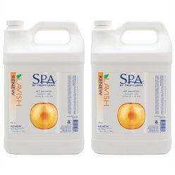 TropiClean Spa Renew Shampoo for Dogs & Cats, 1-gal bottle, bundle of 2