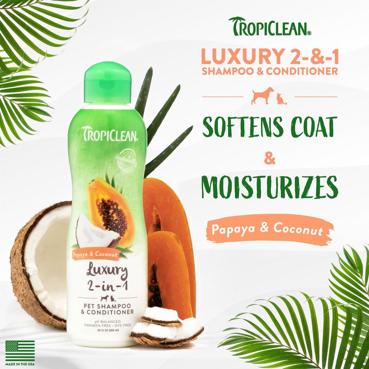 Tropiclean papaya shop and coconut