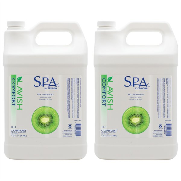 TropiClean Spa Comfort Shampoo for Dogs & Cats, 1-gal bottle, bundle of 2 slide 1 of 2