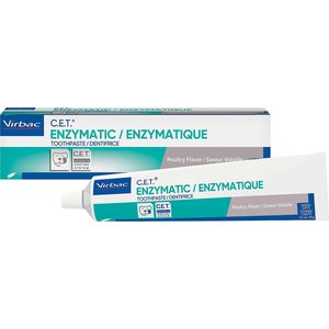 Virbac C.E.T. Enzymatic Poultry Flavor Dog & Cat Toothpaste, 70 gram, 2 count