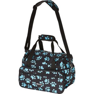 Wahl Paw Print Travel Tote, Turquoise, bundle of 2