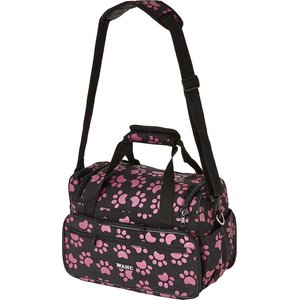 Wahl Paw Print Travel Tote, Berry, bundle of 2