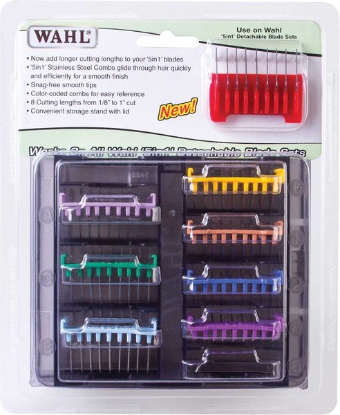 Wahl Stainless Steel Attachment Combs Kit for 5 in 1 Blades, 16 count slide 1 of 5