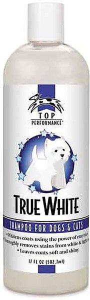 Top Performance True White Whitening Dog & Cat Shampoo, 17-oz bottle, bundle of 2 slide 1 of 1