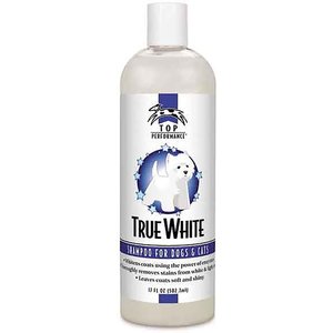 Top Performance True White Whitening Dog & Cat Shampoo, 17-oz bottle, bundle of 2