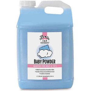 Top Performance Baby Powder Dog & Cat Shampoo, 2.5-gal bottle, bundle of 2