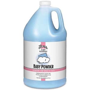 Top Performance Baby Powder Dog & Cat Shampoo, 1-gal bottle, bundle of 2