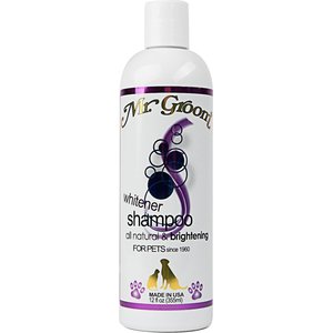 Mr. Groom Whitener Pet Shampoo, 12-oz bottle, bundle of 2