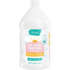 Frisco Shed Control Dog & Cat Conditioner, Sweet Nectar Scent, 1-gal bottle, bundle of 2