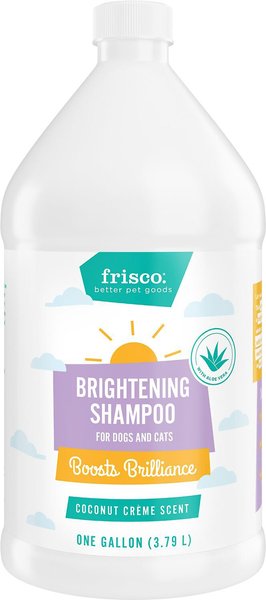 Frisco Brightening Cat & Dog Shampoo with Aloe, 1-gal bottle, bundle of 2 slide 1 of 4