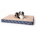 K&H Pet Products Superior Orthopedic Dog Bed, Navy/Paw, Large, 35 x 46-in