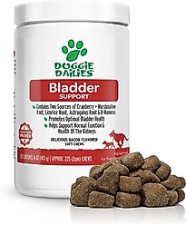 Doggie Dailies Bacon Flavored Cranberry Urinary Support Dog Supplement, 225 count