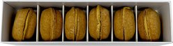Bonne et Filou Handmade Creme Brulee Human-Grade Macaron Dog Treats, 6 count slide 2 of 9