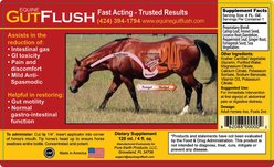 Equine Gut Flush Digestive Support Horse Supplement, 4-oz bottle slide 2 of 3