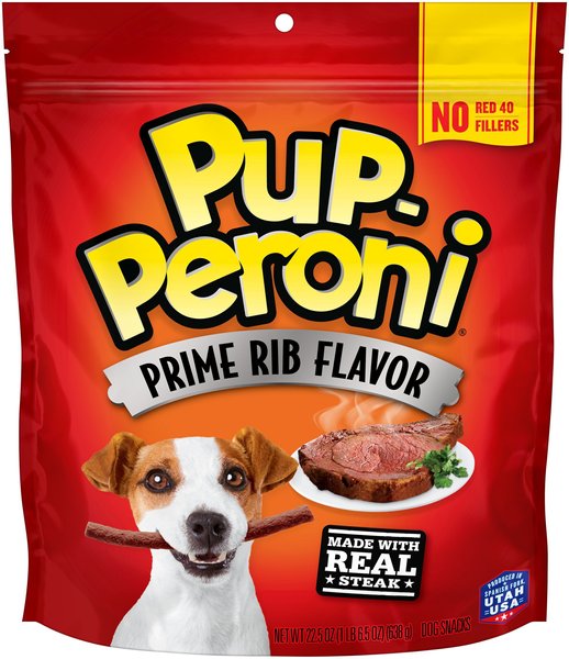 Pup-Peroni Prime Rib Flavor Dog Treats, 22.5-oz bag slide 1 of 6