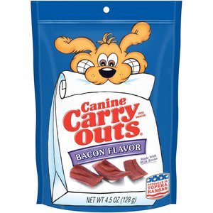 Canine Carry Outs Bacon Flavor Dog Treats, 4.5-oz bag