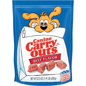 Canine Carry Outs Beef Flavor Dog Treats, 22.5-oz bag