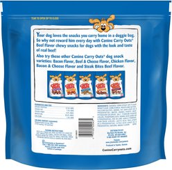 Canine Carry Outs Beef Flavor Dog Treats, 47-oz bag slide 2 of 3
