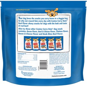 Canine Carry Outs Beef Flavor Dog Treats, 47-oz bag