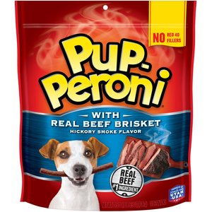 Pup-Peroni Real Beef Brisket Hickory Smoke Flavor Dog Treats, 22.5-oz bag
