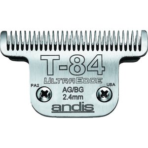 Andis UltraEdge T Detachable Blade, T-84, 3/32" - 2.4 mm, 2 count