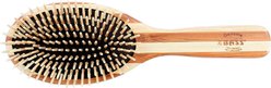 Bass Brushes The Green Dog & Cat Oval Brush, Bamboo-Stiped Finish, Small, Large, 2 count slide 2 of 7