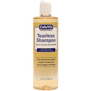 Davis Tearless Dog & Cat Shampoo, 12-oz bottle, 2 count