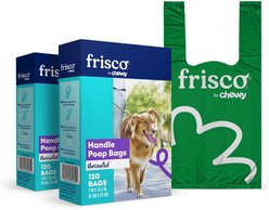 Frisco Handle Dog Poop Bags, Unscented, 240 count