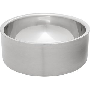 Frisco Insulated Non-Skid Stainless Steel Dog & Cat Bowl, Stainless Steel, 4-cup, 2 count