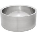 Frisco Insulated Non-Skid Stainless Steel Dog & Cat Bowl, Stainless Steel, 6-cup, 2 count