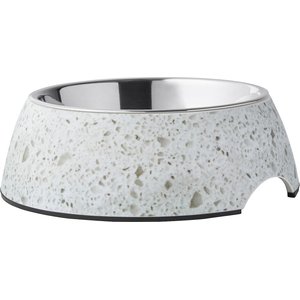 Frisco Quartz Design Stainless Steel Dog & Cat Bowl, 1.75 Cups, 2 count