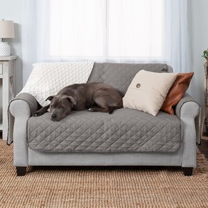 FurHaven Water-Resistant Reversible Furniture Protector, Love Seat, 2 count, Gray/Mist