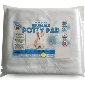 Lennypads Ultra Absorbent Washable Dog Pee Pads, White, Unscented, XX-Large: 36 x 36-in, 2 count