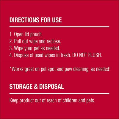 Show full view: Nature's Miracle Deodorizing Dog Bath Wipes, 200 count, Lavender slide 5 of 11