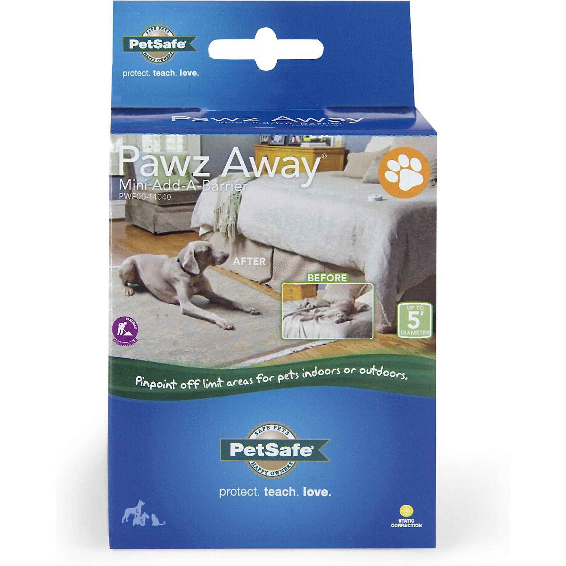 PETSAFE Pawz Away Add a Barrier Mini Waterproof Adjustable Range Indoor Pet Barrier Chewy