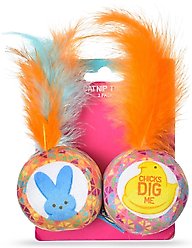 Peeps Jingle Bell BO Cat Toy, 2 count