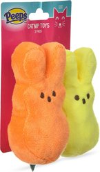 Peeps Plain Bunnies Plush Catnip Cat Toy, 2 count slide 2 of 4