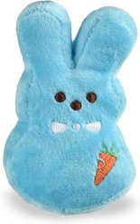 Peeps Dress-up Bunny Plush Squeaker Dog Toy