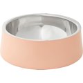 Frisco Double Wall Insulated Dog & Cat Bowl, 4-Cup, 2 count, Peach