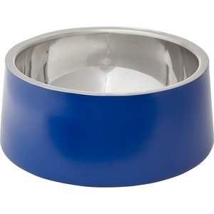 Frisco Double Wall Insulated Dog & Cat Bowl, 6-Cup, 2 count, Royal Blue