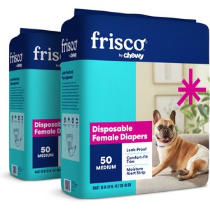 Frisco Female Leak-Proof Diaper, Medium: 18 to 26-in waist, 100 count